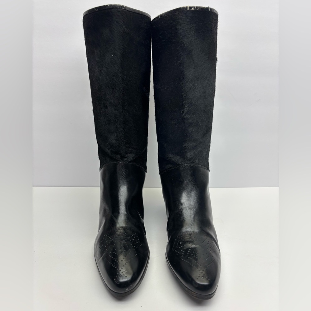 Salvatore Ferragamo Tan Leather Boot, SZ 8, box 29